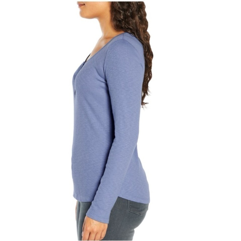 NWT Eddie Bauer Scoop Snap Henley - Picture 3 of 7